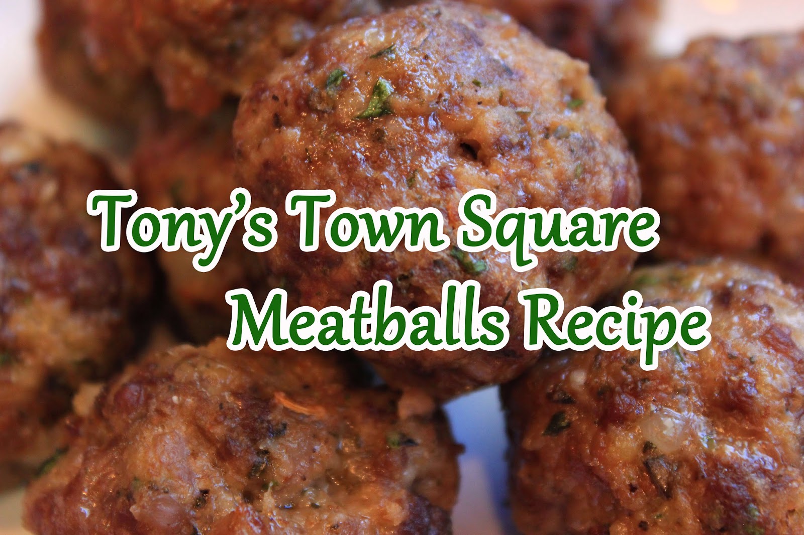 Italian Meatballs Recipe from Tony's Town Square (Magic Kingdom)