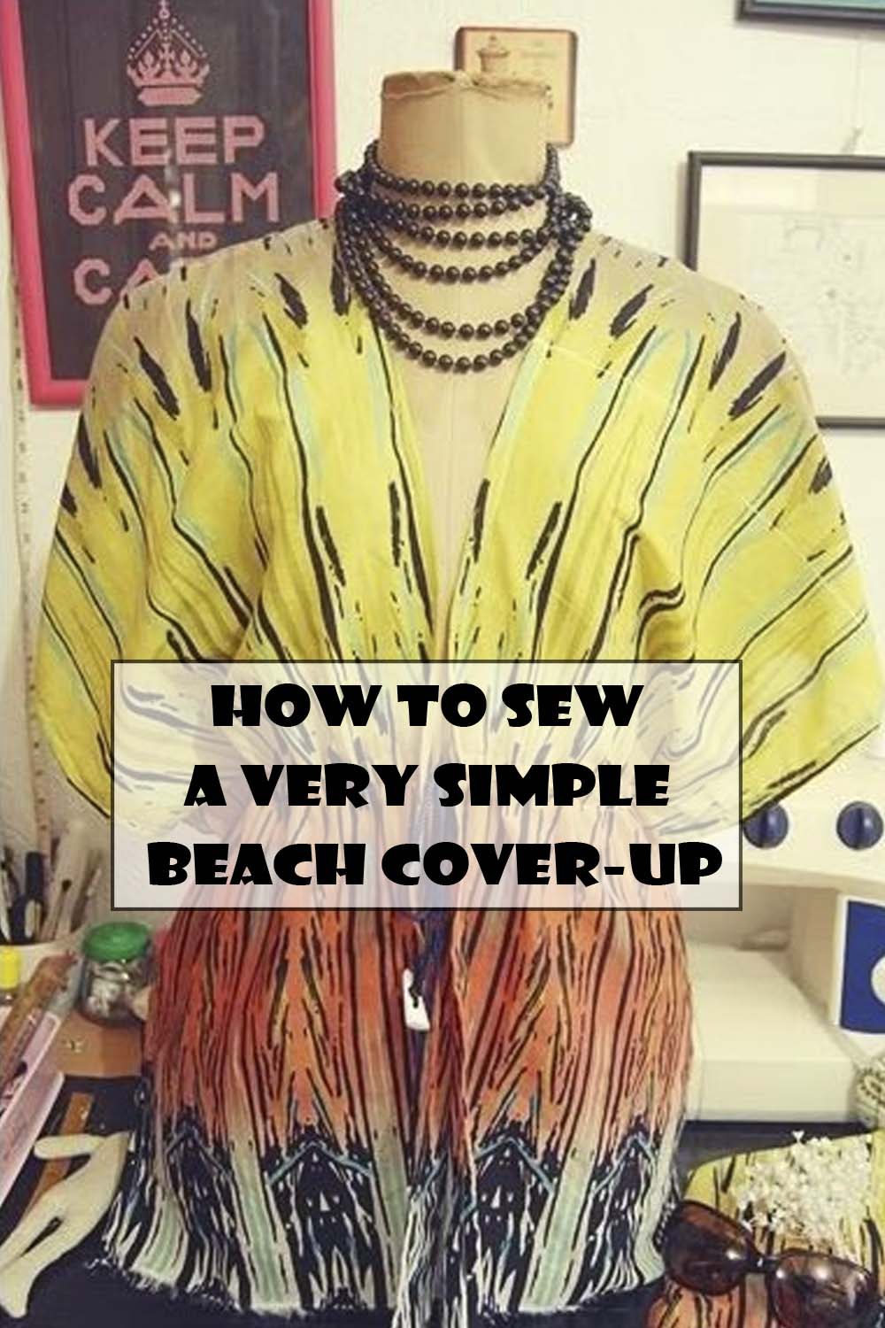 Best Ideas How to sew a VERY simple beach coverup