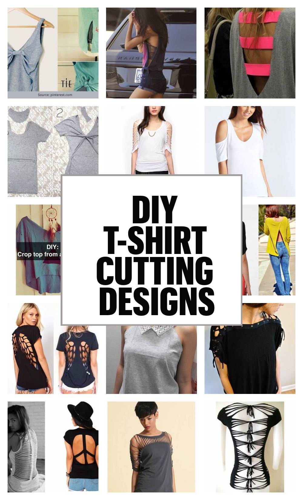 DIY Cutout T Shirt Inspiration and Tips