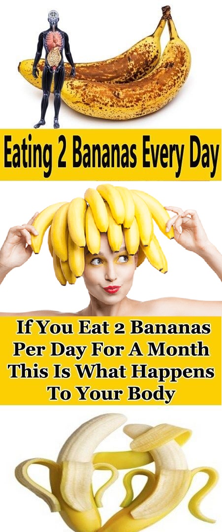 What Happens To Your Body If You Start Eating 2 Bananas Every Day