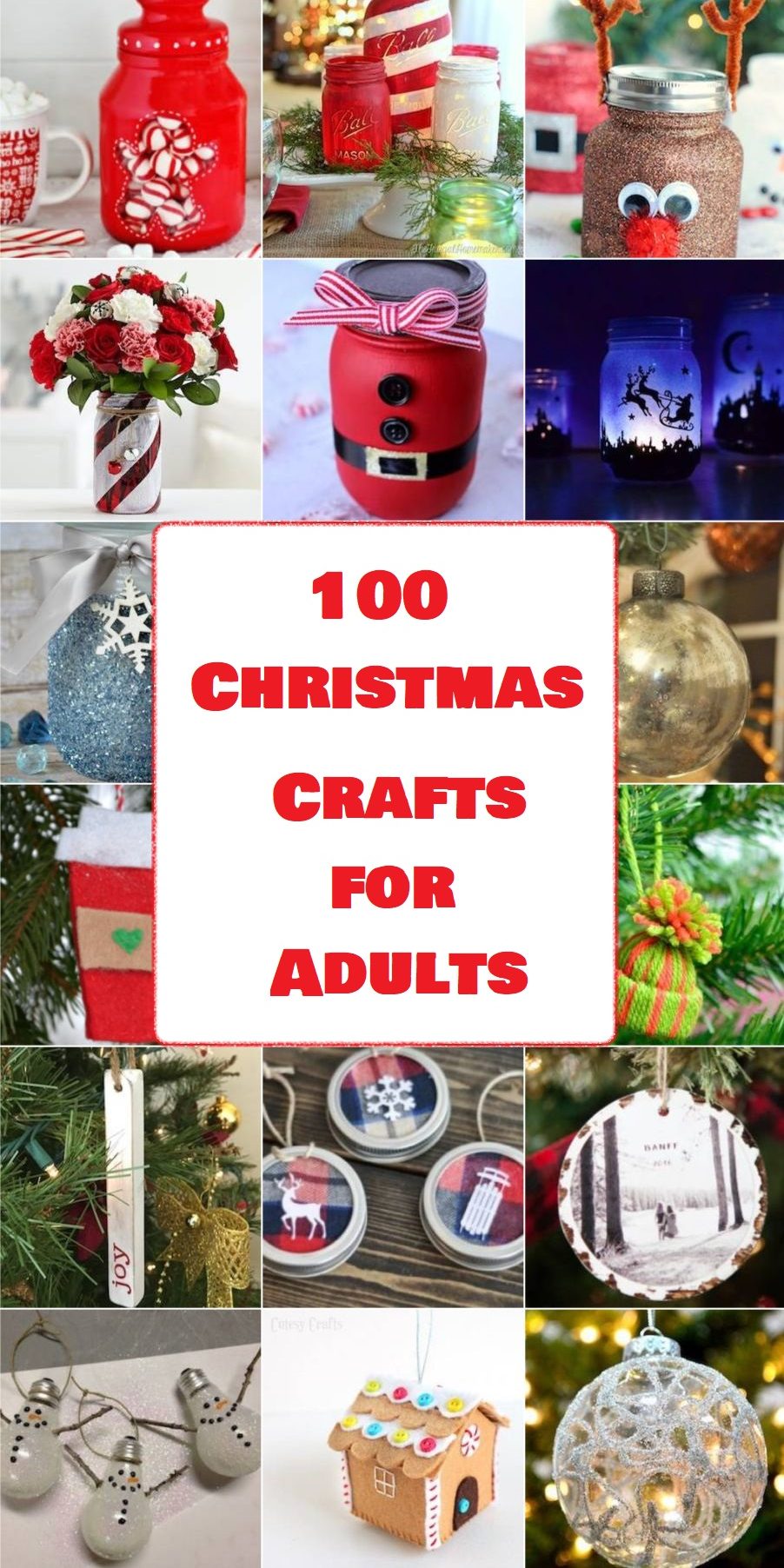 100 Christmas Crafts for Adults | TOPppINFO.com